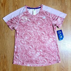 New Balance New York City Marathon TCS Ice X Women's Running Shirt Medium M Red